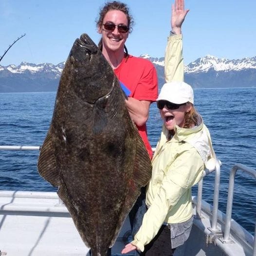 And behind door number two is........a giant pacific halibut...