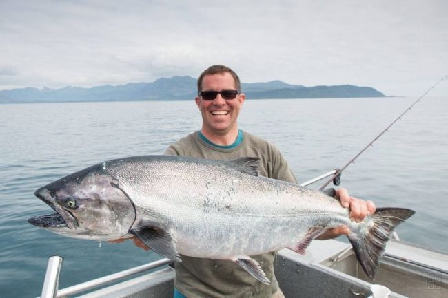 Holy cow! Captain Terry caught a monster King Salmon yesterd...