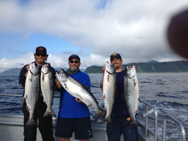 Last one for a while....Captain Jeff, and Keoni with a nice ...