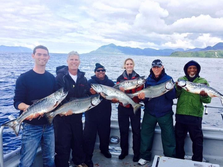 More overnight king salmon action...