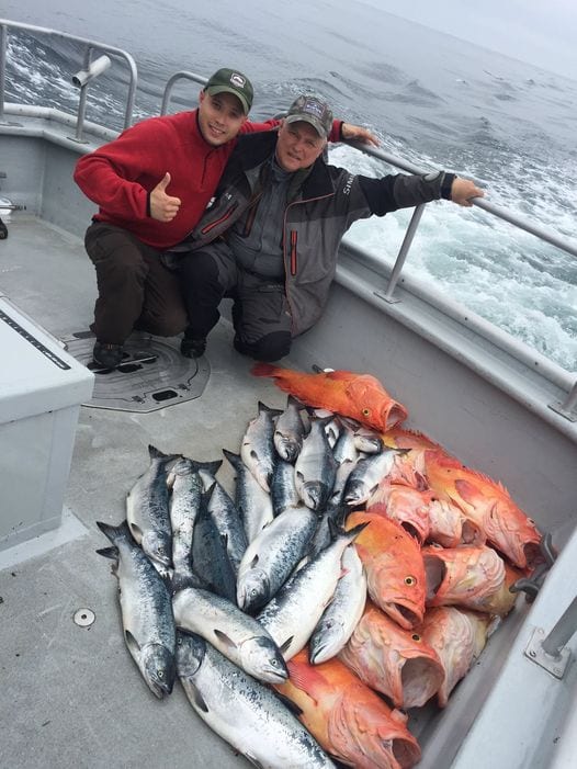 Silver Salmon and Rock-fish is a great way to spend a Thursd...